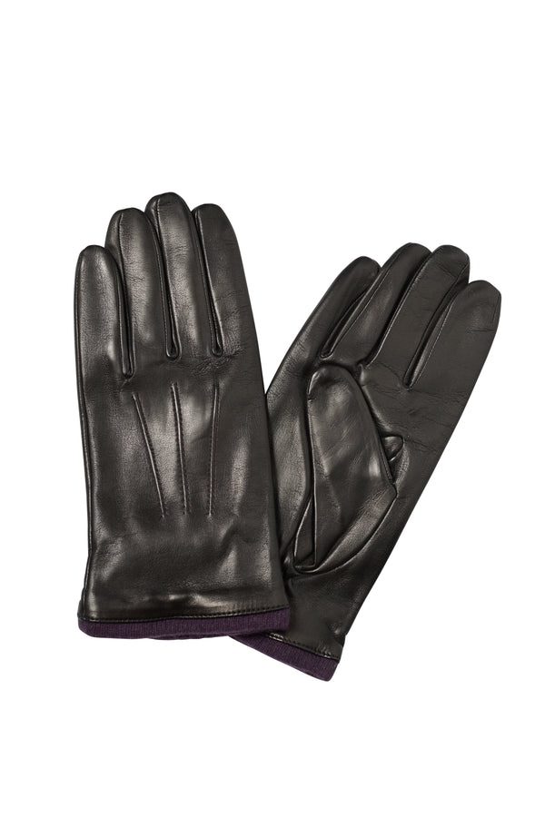 Gants en cuir doublés d'agneau cousus à la main pour homme - Johnny 3