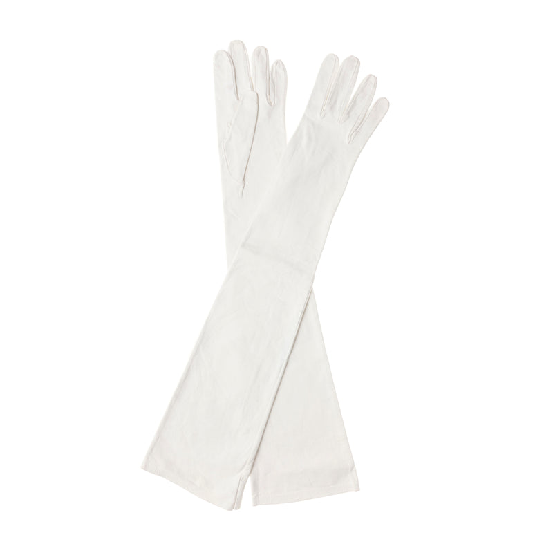Gants longs en cuir Opera pour femmes - Montserrat 16BT