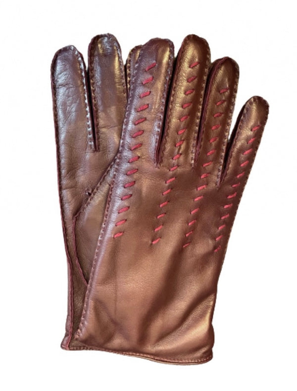 Gants en cuir doublés de cachemire cousus à la main pour hommes - Garry