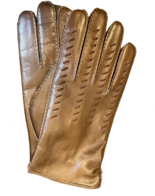 Gants en cuir doublés de cachemire cousus à la main pour hommes - Garry