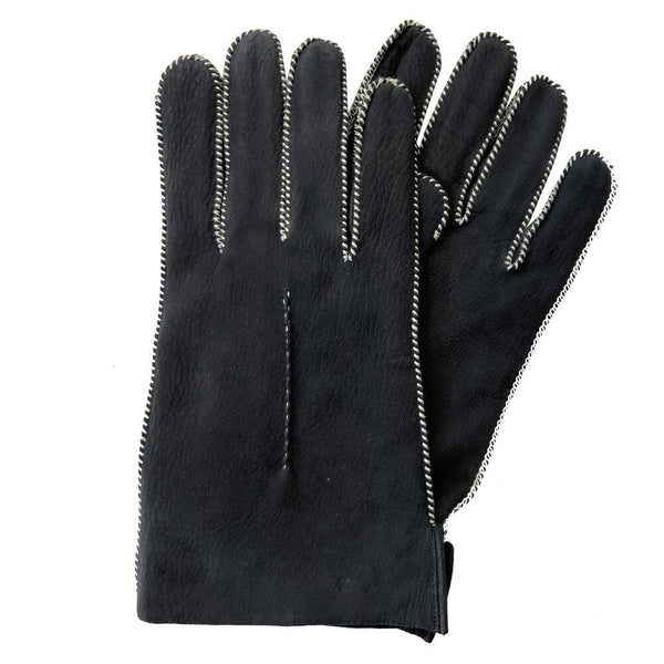 Gants en cuir nubuck doublés de cachemire pour hommes - Derek