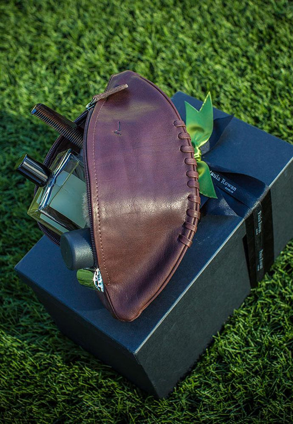 Ballon de Rugby Vintage - Trousse de Toilette Football Américain