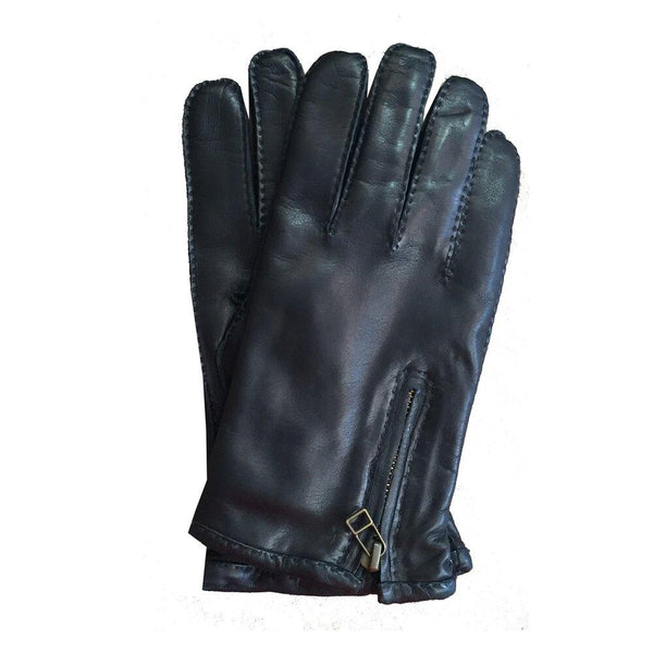 Gants en cuir zippés classiques pour hommes-Richard E