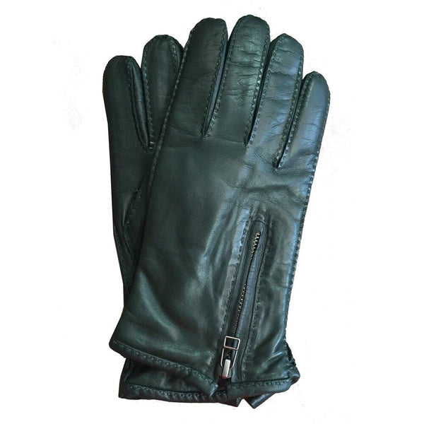 Gants en cuir zippés classiques pour hommes-Richard E